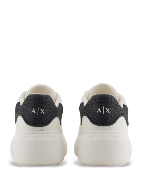 SUPER MINI-TUMBLED Adidași alb-gălbui + negru - Pantofi femei