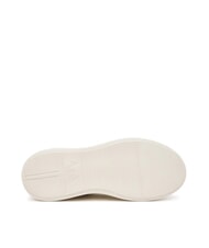 ARMANI EXCHANGE SUPER MINI-TUMBLED Adidași alb-gălbui + negru - Pantofi femei - 5