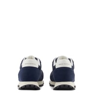 ARMANI EXCHANGE DROP MICROSUEDE Teniși cu logo contrastant bleumarin+alb-gălbui - Pantofi bărbați - 5