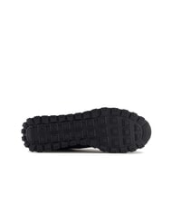 ARMANI EXCHANGE DROP MICROSUEDE Teniși cu logo contrastant bleumarin+alb-gălbui - Pantofi bărbați - 6