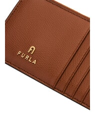 FURLA CAMELIA Portofel plat din piele coniac - Portofele femei - 4