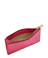 FURLA CAMELIA Portofel plat din piele roz catifelat - Portofele femei - 3