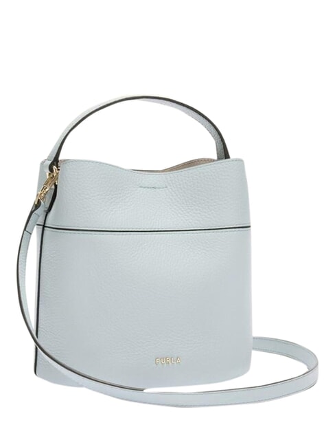 AMELIA Geantă mică tip găleată, de m&acirc;nă mugwort - Genți femei