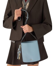 FURLA ROXIE Geantă de umăr din piele Ares h&acirc;rtie de zahăr - Genți femei - 3