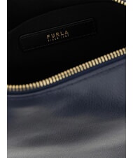 FURLA TONIE Geantă mică din piele cu curea de umăr Mediterana - Genți femei - 4