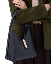 FURLA GOCCIA Geantă de umăr, piele albastru cerneală - Genți femei - 3