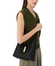 FURLA GOCCIA Geantă de umăr, piele negru - Genți femei - 3