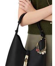 FURLA GOCCIA Geantă de umăr, piele negru - Genți femei - 4