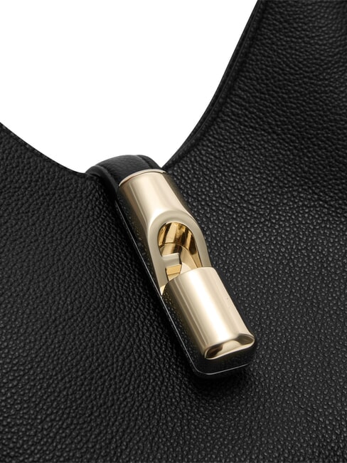 GOCCIA Geantă de umăr, piele negru - Genți femei