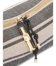 FURLA DEBBY Geantă de umăr, piele și in tonuri indigo - Genți femei - 6