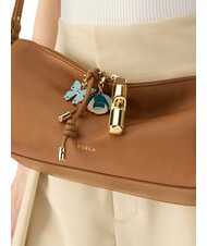 FURLA DEBBY Geantă de umăr, piele coniac - Genți femei - 4