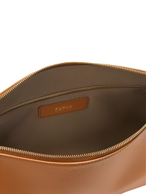 DEBBY Geantă de umăr, piele coniac - Genți femei