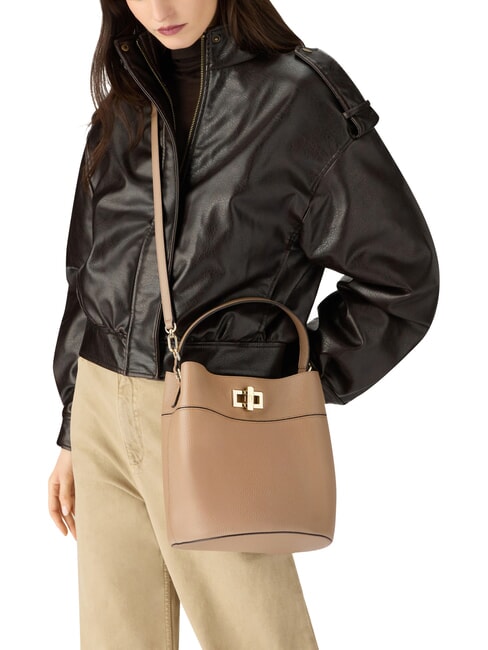 AMELIA Geantă mini, cu curea de umăr caramel - Genți femei