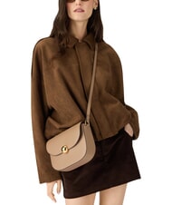 FURLA MOONLIGHT Geantă de umăr mini caramel - Genți femei - 3