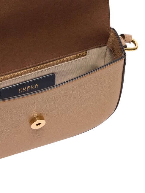 MOONLIGHT Geantă de umăr mini caramel - Genți femei