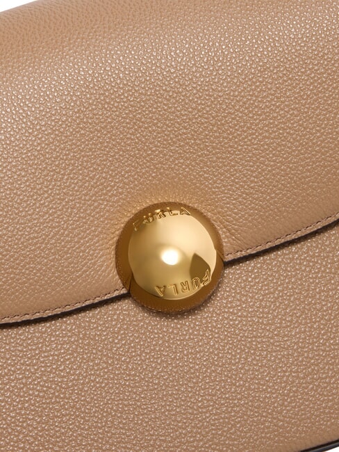 MOONLIGHT Geantă de umăr mini caramel - Genți femei