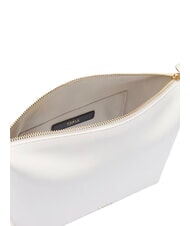 FURLA TONIE Geantă mică din piele cu curea de umăr talc - Genți femei - 4