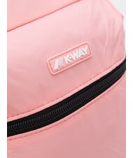 KWAY LAON Rucsac mic din nailon geranium roz - Rucsacuri pentru școală și timp liber - 4