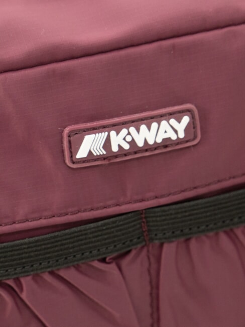 ALBAS Cutie cosmetică cu fermoar dublu, cu buzunare vin violet-mov - Truse de toaletă