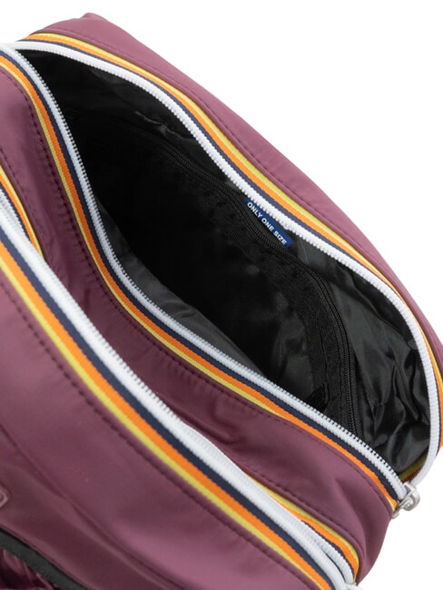 ALBAS Cutie cosmetică cu fermoar dublu, cu buzunare vin violet-mov - Truse de toaletă