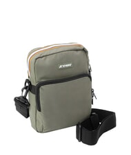 KWAY ERLOY Geanta din nailon cu buzunar lichen verde - Genți de umăr bărbați - 2