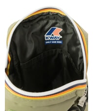 KWAY ERLOY Geanta din nailon cu buzunar lichen verde - Genți de umăr bărbați - 5