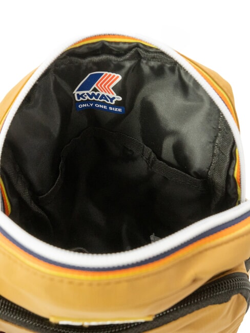 ERLOY Geanta din nailon cu buzunar bistre maro - Genți de umăr bărbați