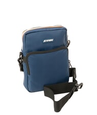 KWAY ERLOY Geanta din nailon cu buzunar insignă albastră - Genți de umăr bărbați - 2