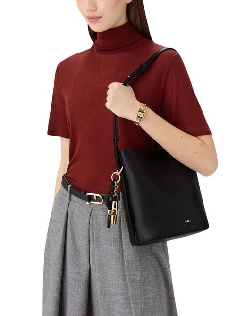 ROXIE Geantă de umăr, piele negru - Genți femei