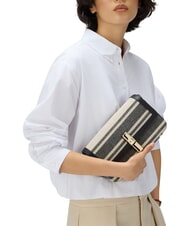 FURLA IRIDE Geantă de umăr, piele tonuri indigo - Genți femei - 2