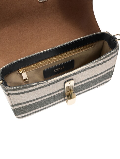 IRIDE Geantă de umăr, piele tonuri indigo - Genți femei