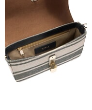 FURLA IRIDE Geantă de umăr, piele tonuri indigo - Genți femei - 6