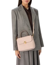 FURLA MOONLIGHT  Geantă mini cu curea de umăr roz prăfuit - Genți femei - 5