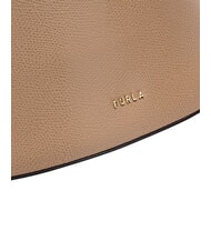 FURLA ROXIE Geantă de umăr, piele caramel - Genți femei - 7