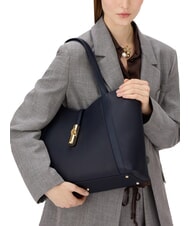 FURLA GOCCIA Geantă de umăr, piele albastru cerneală - Genți femei - 2