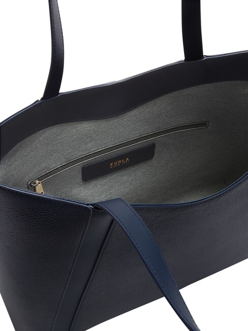 GOCCIA Geantă de umăr, piele albastru cerneală - Genți femei