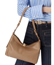 FURLA SFERA SOFT  Geanta de umar din piele caramel - Genți femei - 3