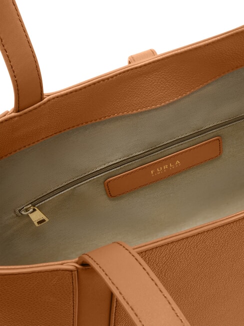 GOCCIA Geantă de umăr, piele coniac - Genți femei