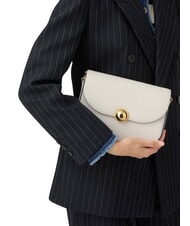 FURLA MOONLIGHT Geantă de umăr mini CREMĂ - Genți femei - 5