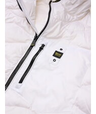 BLAUER WAVE Jachetă scurtă cu puf și glugă alb optic - Jachete pentru bărbați - 5