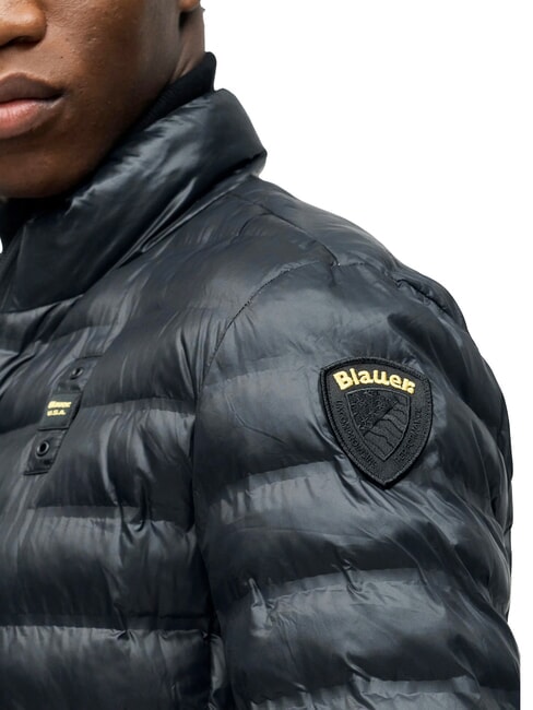 SEWALL Jachetă scurtă, căptușită, cu puf, guler &icirc;nalt negru/gri 995 - Jachete pentru bărbați