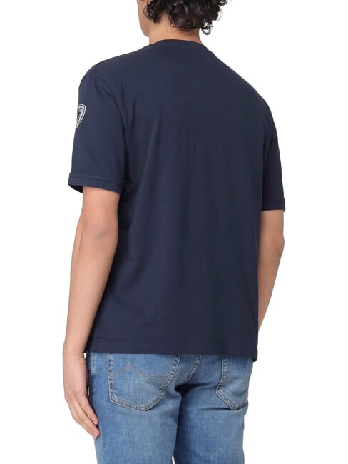 HANSON Tricou din bumbac cu m&acirc;necă scurtă albastru - tricou