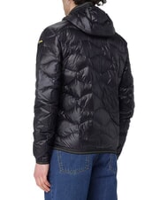 BLAUER WAVE Jachetă scurtă cu puf și glugă negru - Jachete pentru bărbați - 2