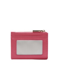 COCCINELLE METALLIC SOFT Portofel plat din piele texturata - Portofele femei