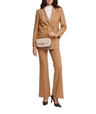 COCCINELLE DEW Geanta mica din piele ciocanita rozete - Genți femei - 4