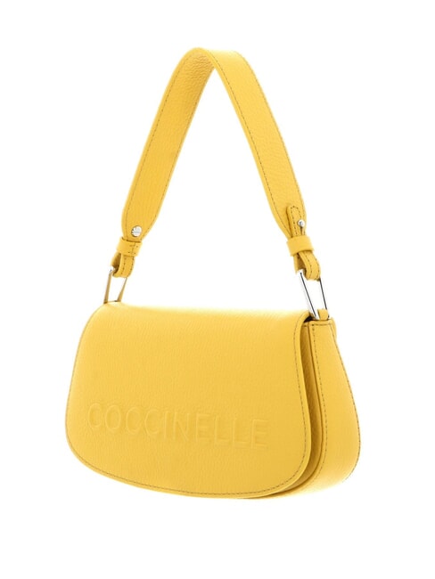 MYRTHA MAXI LOG Geantă de umăr din piele cu curea de umăr &icirc;nsorită - Genți femei