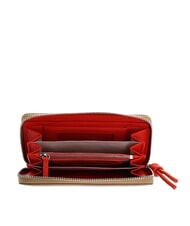 COCCINELLE MYRTHA MAXI LOG Portofel mare din piele cu fermoar - Genți femei