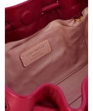 COCCINELLE ISABELA Geantă din piele cu curea de umăr metalică sangrie - Genți femei - 4