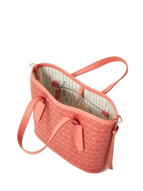 NEVER WITHOUT BAG COATED MONOGRAM Geantă de m&acirc;nă cu curea de umăr merlot - Genți femei