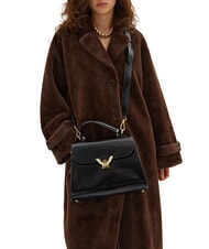 COCCINELLE DEW SHINY CALF Geantă de m&acirc;nă, cu curea de umăr negru - Genți femei - 2